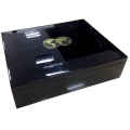 Piano Black Wooden Storage Box Case For Gift